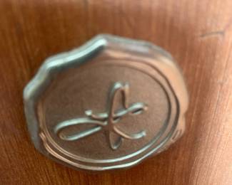 #62	Secretary desk laminent 2 drawers, 2 glass doors, flip down desk 34x22-35x77"	 $75.00 			