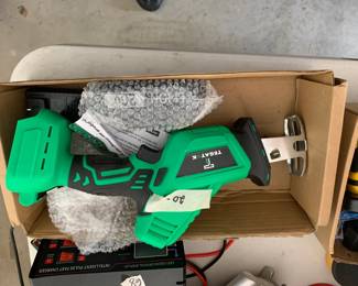 #109	Battery powered saw 	 $20.00 			