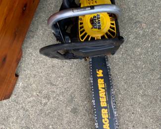 #130	Eager Beaver 14" chainsaw	 $50.00 			