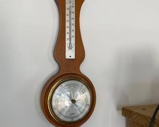 Vintage Banjo Barometer 