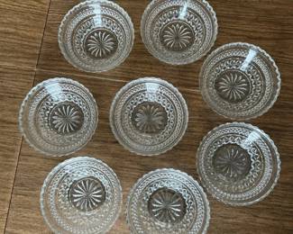 8 Vintage Anchor Hocking Wexford 5.5 Bowls