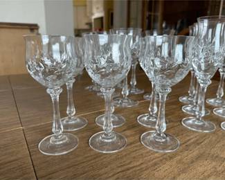 6 Mikasa Versailles Wine Glasses