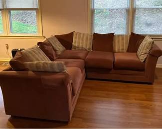 Mauve Two Piece Sectional