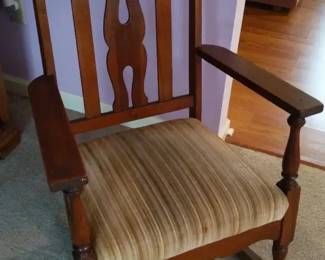 Antique Wood Rocking Chair