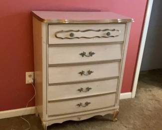 Vintage Sears French Provincial Chest of Drawers