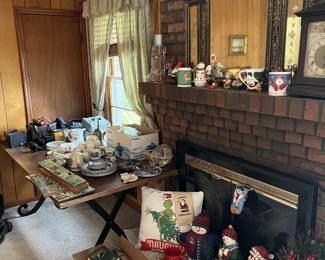 Christmas, Mirrors, tables, vintage