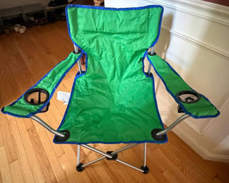 Lot 5: Green Foldable Camping Chair