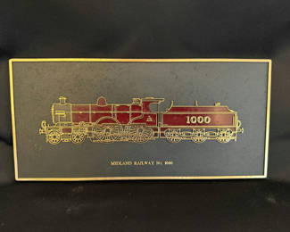 Lot 47: Commemorative plaque of the Midland Railway No. 1000