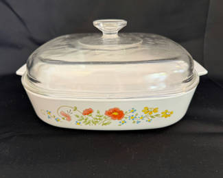 Lot 46: Vintage CorningWare Casserole Dish