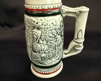 Lot 16: Avon Iron Horse Locomotive Ceramic Stein