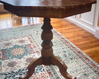 OCTAGONAL SIDE TABLE