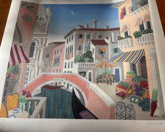 SIGNED MCKNIGHT LITHOGRAPH