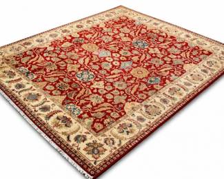 3 TraditionalRedOrientalStyleAreaRugFloralMedallionDesign