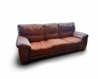 8 TolinoBrownLeatherSofa3Seater