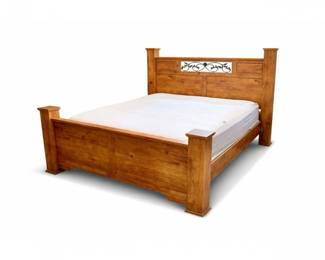 12 BittersweetSolidWoodQueenPosterBedwithSealyMattress