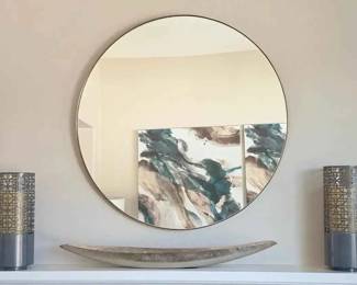 KR129Gold Framed Mirror  More