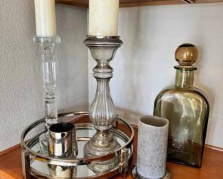 KR139Pillar Candle Holders Bundle