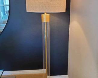 KR112Brass Tone Floor Lamp