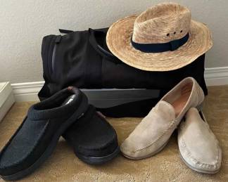 KR186Mens Hat, Casual Shoes  Duffel Bag