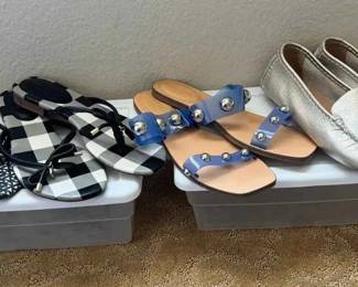 KR169Womens Flip Flops And Loafers