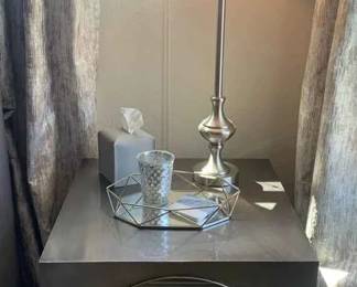 KR159Arched Metal Side Table  Lamp 