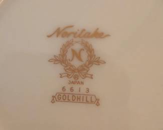 Noritake Goldhill china maker's mark