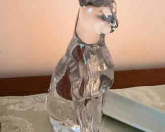 Crystal bear figurine