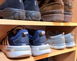 Men's shoes and sneakers, multiple pairs
