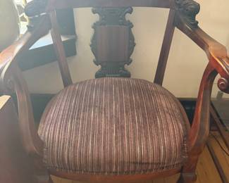 Antique armchair needs work