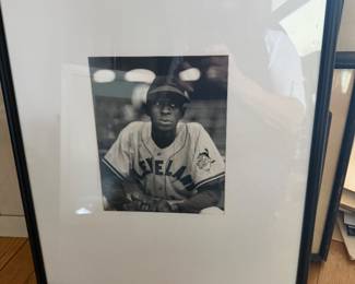 Black and white photo Satchel Paige