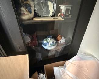 Contents of curio cabinet