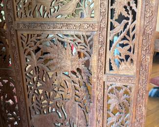 Beautiful four paneled screen