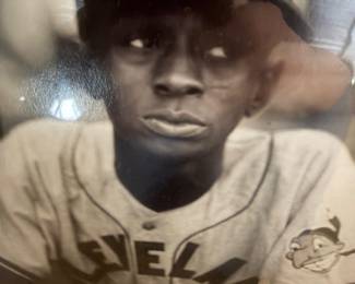 Baseball Photo Cleveland Indian's Satchel