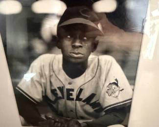 Baseball Photo Cleveland  indian's  Satchel Paige