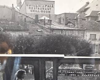 Vintage Black and white photo Grill de la Paix New York