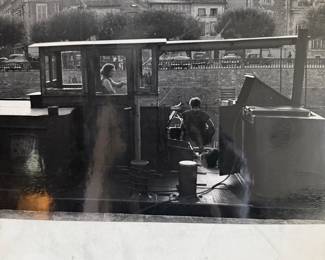 Vintage black and white photo