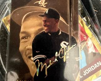 Michael Jordan Baseball White Sox Card
