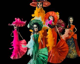 La Catrina doll collection/ Day of the dead dolls