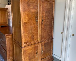 Thomasville armoire (we believe this bedroom set is from the Elysee Collection)