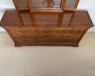Top of Thomasville 12 drawer credenza (we believe this bedroom set is from the Elysee Collection)