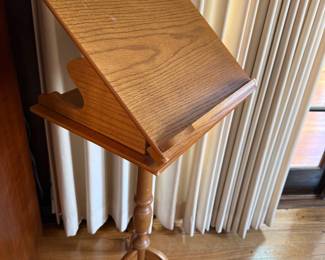 Oak book stand