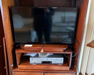 TV and cabinet