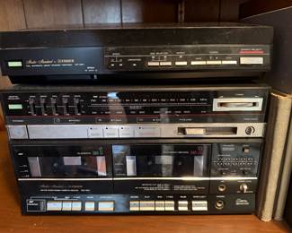 Vintage Fisher stereo system