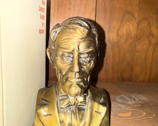 Honest Abe bookend/bust