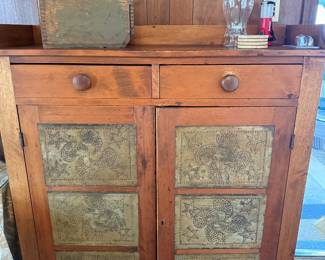 Antique pie cupboard