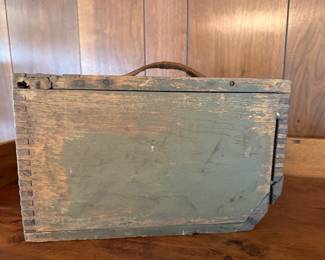 Antique wood box
