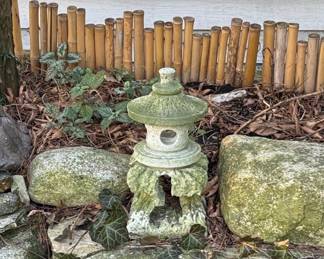 Japanese Cement Garden Lantern