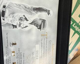 Mark McGwire 24K Gold-Plated Home Run Record Breaker Collectible - Limited Edition 00368