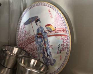 Ketsuzan Kiln "Poetic Visions of Japan" Decorative Plate