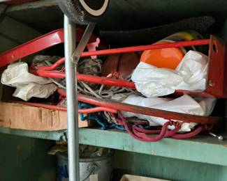 Collection of Vintage Playboy and PI Magazines with Portable Basketball Hoop Parts